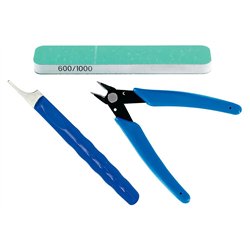 Plastic models preparation tool kit 3pcs