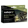 Model Air set British caunter colors 6x18ml