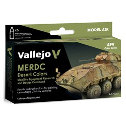 Model Air set MERDC desert colors 6x18ml