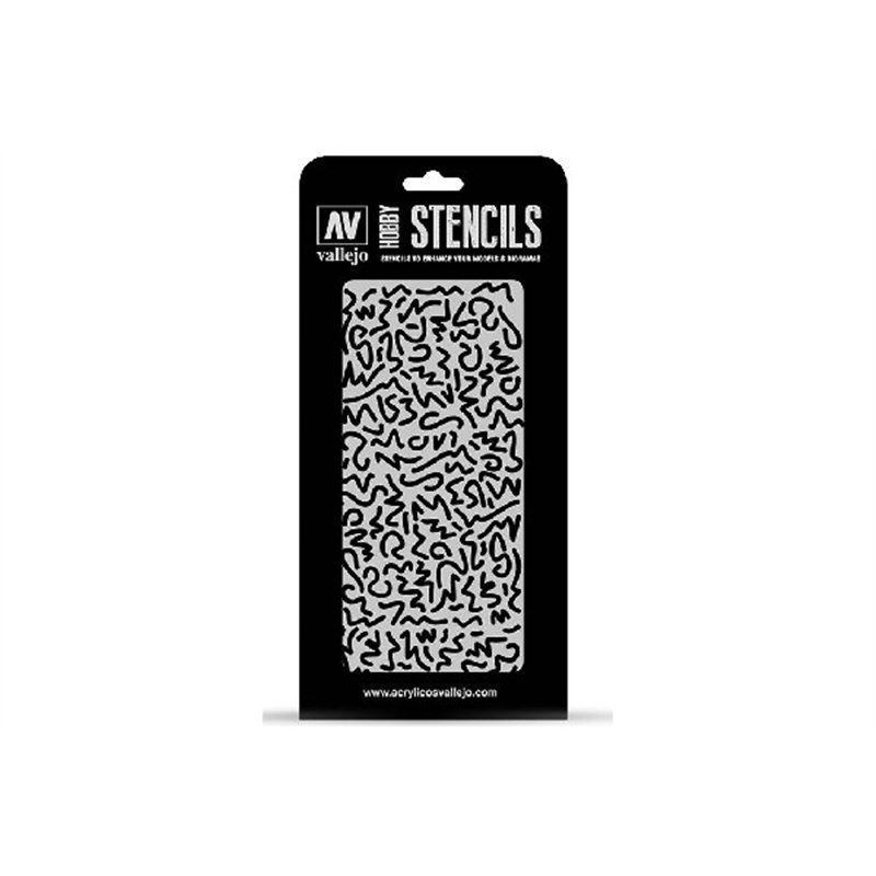 Stencil Luftwaffe WWII Shingles Camo
