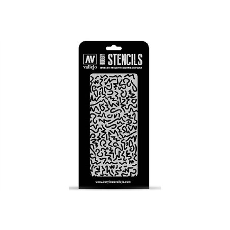 Stencil Luftwaffe WWII Shingles Camo