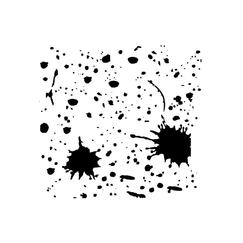 Stencil Splash & Stains