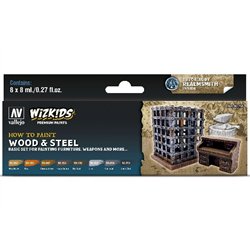 Wizkids Wood and steel 8x8ml 