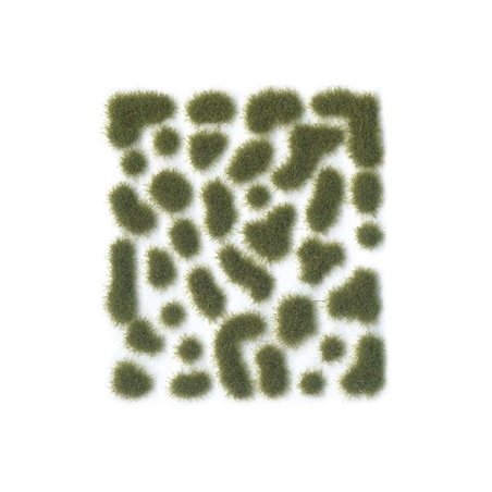 Wild Tuft - Dry Green 2mm.