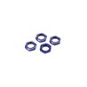 Serrated Wheel Nuts Kyosho Inferno 1:8 (4) Blue