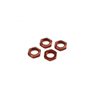Serrated Wheel Nuts Kyosho Inferno 1:8 (4) Red