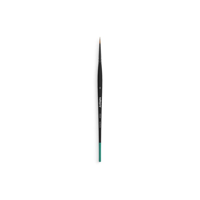 Brush round synthetic hair No. 0