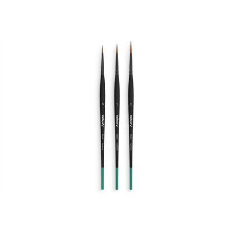 Brush design set synthetic hair (sizes 0, 1, 2)