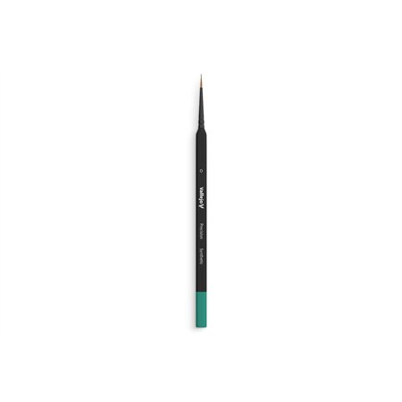 Brush round synthetic hair triangular handle No. 0