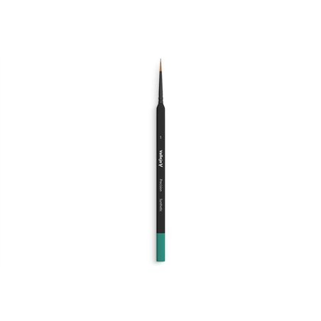 Brush round synthetic hair triangular handle No. 1