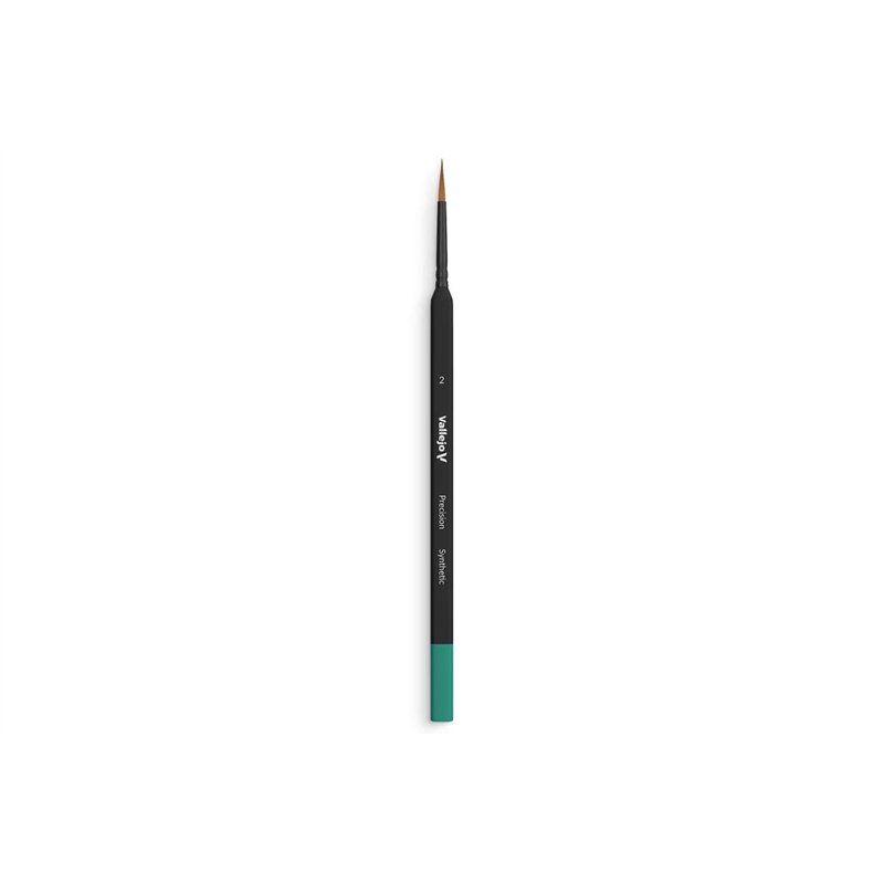 Brush round synthetic hair triangular handle No. 3