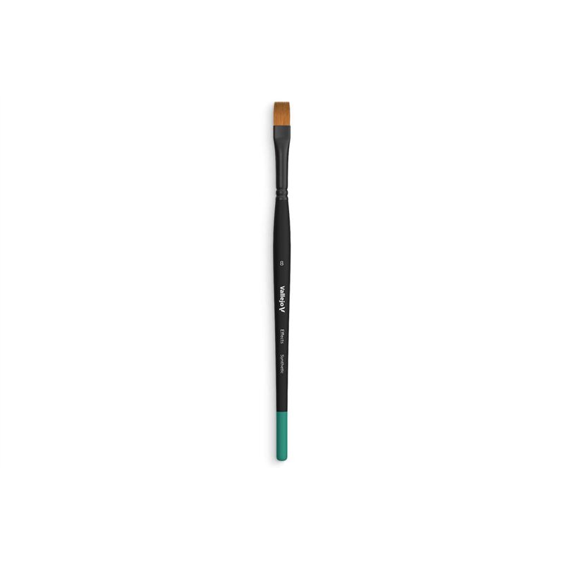 Brush flat synthetic hair No. 9