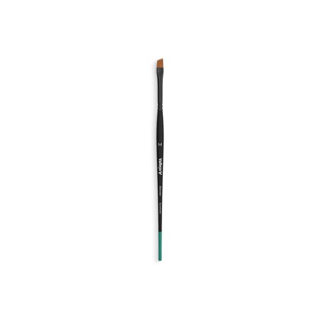 Brush flat angled synthetic hair, medium