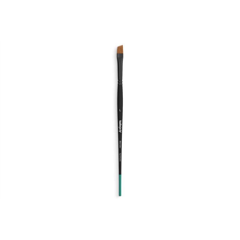 Brush flat angled synthetic hair, large