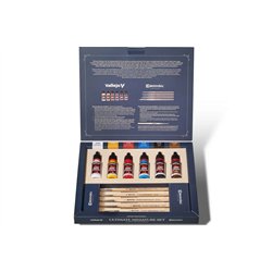 Ultimate Game Color miniature set, Paint & Brushes