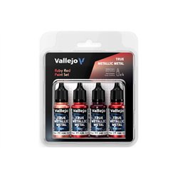 True Metallic Metal set Ruby Red 4x18ml