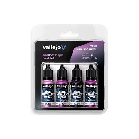 True Metallic Metal set Amethyst Purple 4x18ml