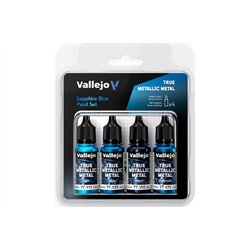 True Metallic Metal set Sapphire Blue 4x18ml