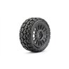 Jetko EX Tomahawk 1:8 Rallye Belted Tyre Black Wheels 17mm Hex (2)
