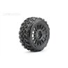 Jetko EX King Cobra 1:8 Rallye Belted Tyre Black Wheels 17mm Hex (2)