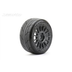 Jetko EX Super Sonic 1:8 Slicks Belted Tyre Black Wheels 17mm Hex (2)