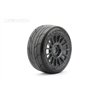 Jetko EX Super Sonic 1:8 Slicks Belted Tyre Black Wheels 17mm Hex (2)