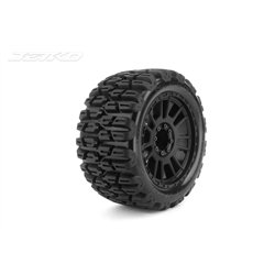 Jetko EX Tyre MT Slayer Belted 4.0" Black Wheel 12-17mm (2)