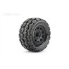 Jetko EX Tyre MT Tomahawk Black Wheel 2.8" Hex 12-14-17mm (2)