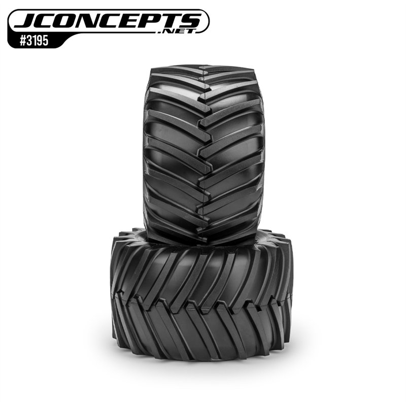 Firestorm Full Cleat Monster Truck tire - blue compound (Fits - #3377 2.6 x 3.6" MT wheel)