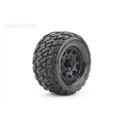 Jetko EX Tyre MT Rockform Black Wheel 2.8" Hex 12-14-17mm (2)