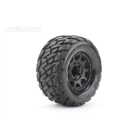 Jetko EX Tyre MT Rockform Black Wheel 2.8" Hex 12-14-17mm (2)