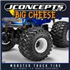Big Cheese - Monster Truck tire - blue compound (Fits - 3377 2.6 x 3.6" MT wheel)