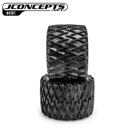 Cheese Racer - Monster Truck tire - gold compound (Fits - 3377 2.6 x 3.6" MT wheel)