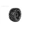 Jetko EX Tyre MT Defender Black Wheel 2.8" Hex Hex 12-14-17mm (2)