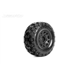 Jetko EX Belted Tyre Raptor SC Black wheel Hex 12-14-17mm (2)