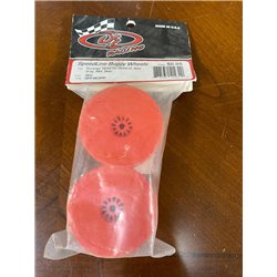 Speedline Buggy Wheels for Durango DEX410 / Xray XB4 / Rear /RED