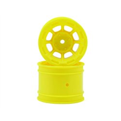 Hazard - 1.7" RC10 rear wheel - yellow (1/4" original axle)