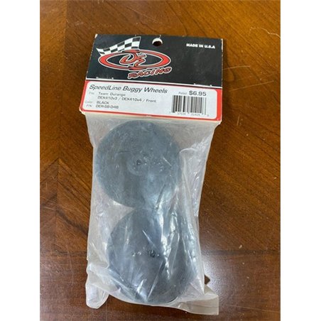 Speedline Buggy Wheels for Durango DEX410 / Xray XB4 / Front / BLACK