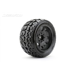 Jetko EX Tyre Tomahawk Belted XMT Black Wheel TRX Xmaxx Kraton (2)