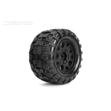 Jetko EX Tyre MT Raptor Belted 3.8" 17mm-12mm Black Wheel