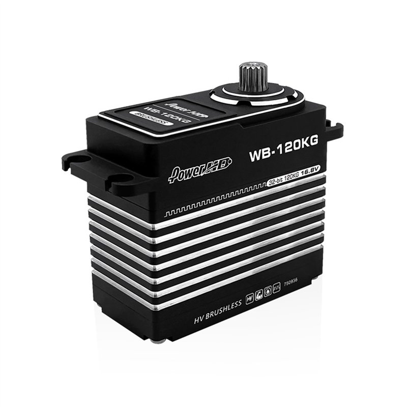 Power HD Servo WB-120KG 12.6V Alu case MG 120kg/0.10s (large scale)