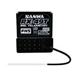 Receiver RX-49-T 4 chanels 2.4GHZ FH5 SXR Waterproof