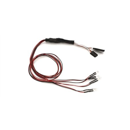 Kyosho LED Light Unit (Diam=5/L=400/Red/4 Bulbs)