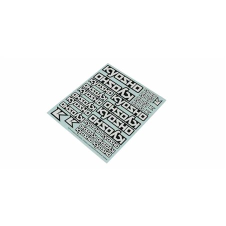 Kyosho Logo Decal Sheet (235x210mm)