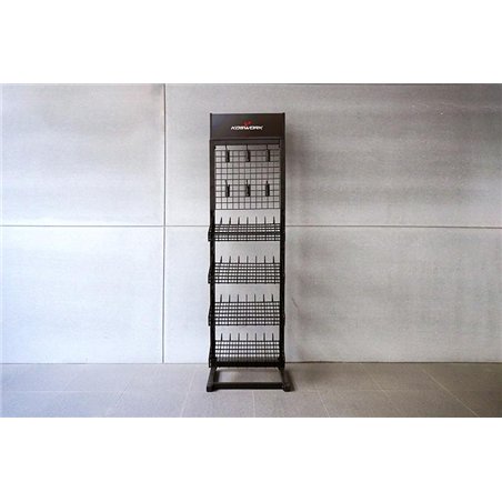 Display stand for bottles of oil max Diam 34mm (385x315x1340mm)
