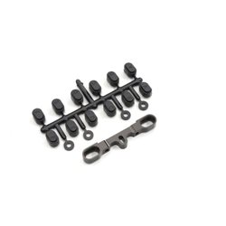 ALUMINIUM SUSPENSION HOLDER ZX7 (RR) - GUN METAL