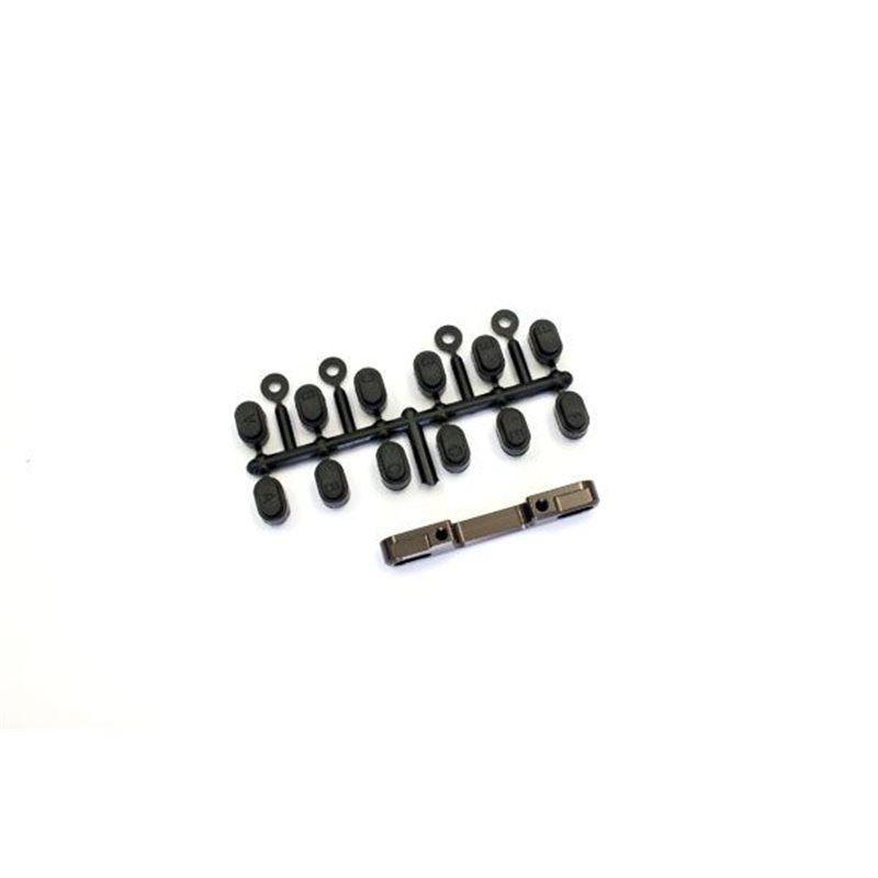 ALUMINIUM SUSPENSION HOLDER ZX5-ZX7 (RF) - GUN METAL