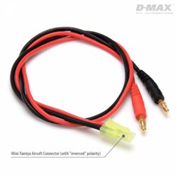 Laddkabel Mini-Tamiya Airsoft med 4mm Kontakter (Rev)