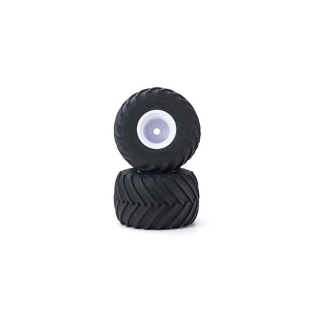 Pre-Glued Tyres Kyosho USA-1 Monster V-Shape 1:8 Mad Series (2) 