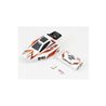 Pre-painted Mini-Z Buggy Turbo Optima Mid SP Body Set - White